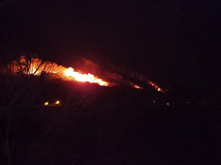 El foc de Canejan afecta 200 hectàrees però el flanc esquerre està estabilitzat