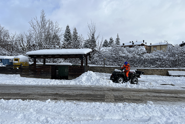 La nevada obliga a suspendre classes i activitats escolars a Puigcerdà i anul•la el transport escolar