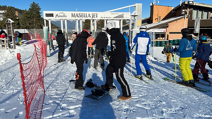 Masella comença la temporada de neu amb optimisme davant l'alt volum de reserves registrades pel pont de la Puríssima