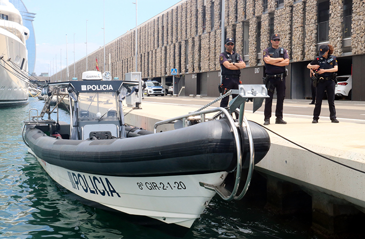 La Policia Marítima dels Mossos d’Esquadra arriba al Port de Barcelona amb 16 agents