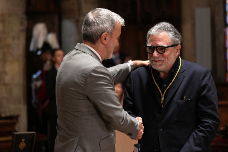 Barcelona atorga la Medalla d'Or al Mèrit Cultural a Jaume Plensa: "En el moment actual l'art és més necessari que mai"