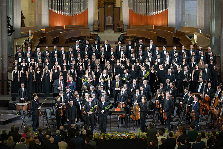 La Filharmònica de Berlín i l’Orfeó Català omplen la Sagrada Família de melodies de Mozart