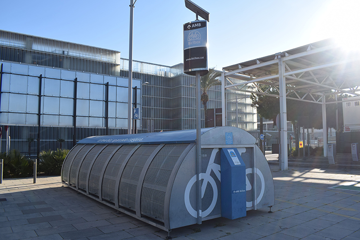 El Bicibox de l’aeroport del Prat va tancar el 2022 en xifres prepandèmiques amb 4.744 bicicletes aparcades