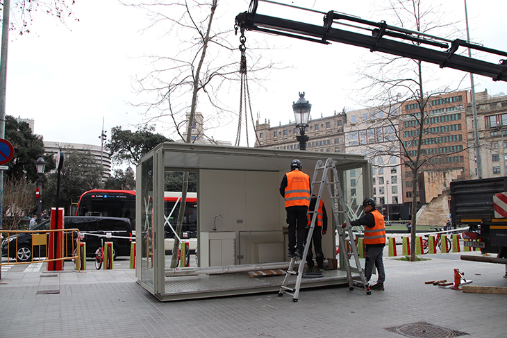 Els floristes de la Rambla es traslladaran a la plaça de Catalunya a partir del 15 de febrer fins que acabin les obres