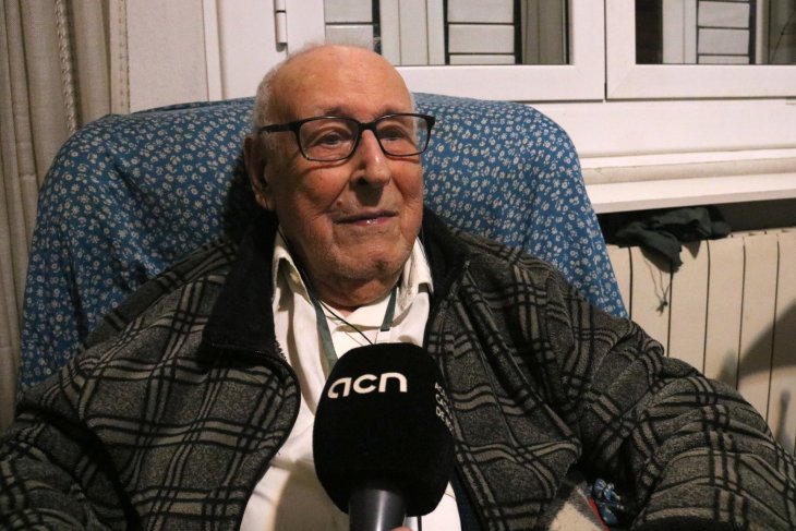 L'home més vell de Catalunya fa 110 anys: "De jove jugava a futbol al mig de Gran Via, passava un cotxe cada 20 minuts"