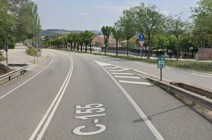 La passatgera d’una motocicleta mor en un accident a la C-155 a Lliçà de Vall