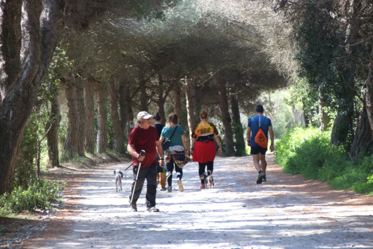 Una passejada reivindicativa defensa “l’ús públic de camins immemorials” de Badalona