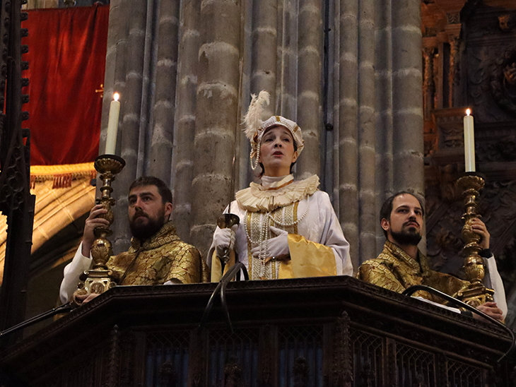 El tradicional Cant de la Sibil·la torna a la Catedral de Barcelona un any més interpretat pel Cor Francesc Valls