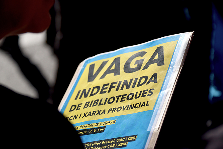 Els treballadors de biblioteques de Barcelona inicien aquest dimarts una vaga de 24 hores per les condicions laborals