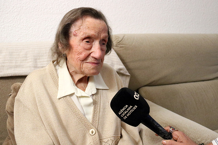 Mor Angelina Torres, la dona més gran de Catalunya, als 112 anys