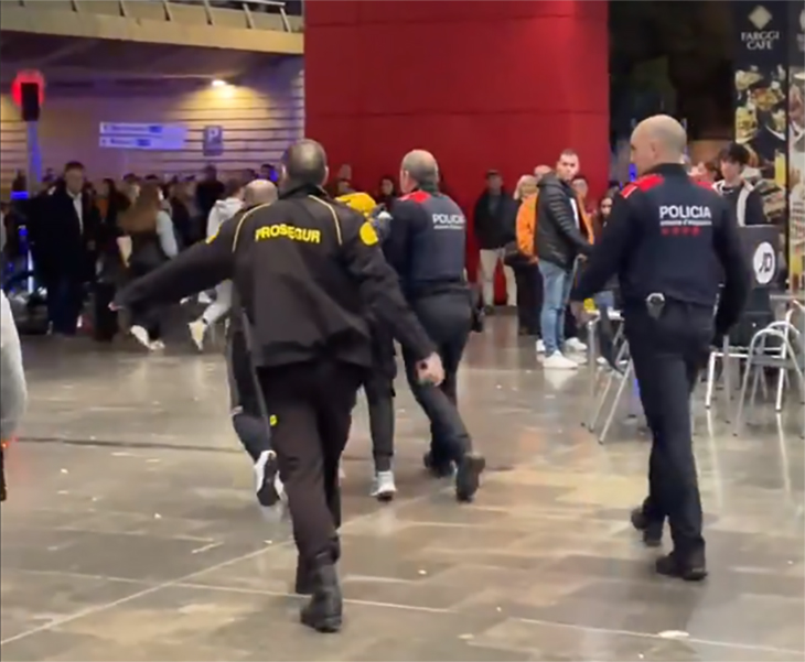 Detenen un home al centre comercial Màgic de Badalona després d'atacar un local amb una destral