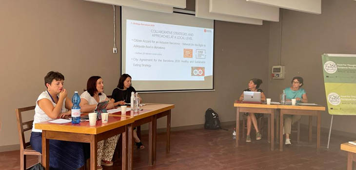 La Botiga, el projecte de garantia alimentària del Prat, participa en la trobada internacional ‘Food for thought’