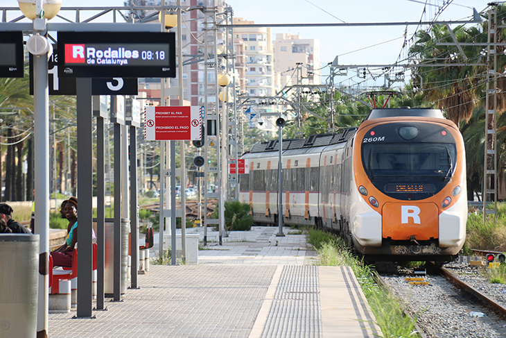 L'R4 de Rodalies es modifica dos caps de setmana per obres a l'estació de la Granada vinculades al corredor mediterrani