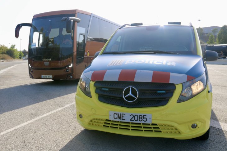 Conductors descansats i vehicles en òptimes condicions, objectiu dels controls de Mossos en autocars i busos