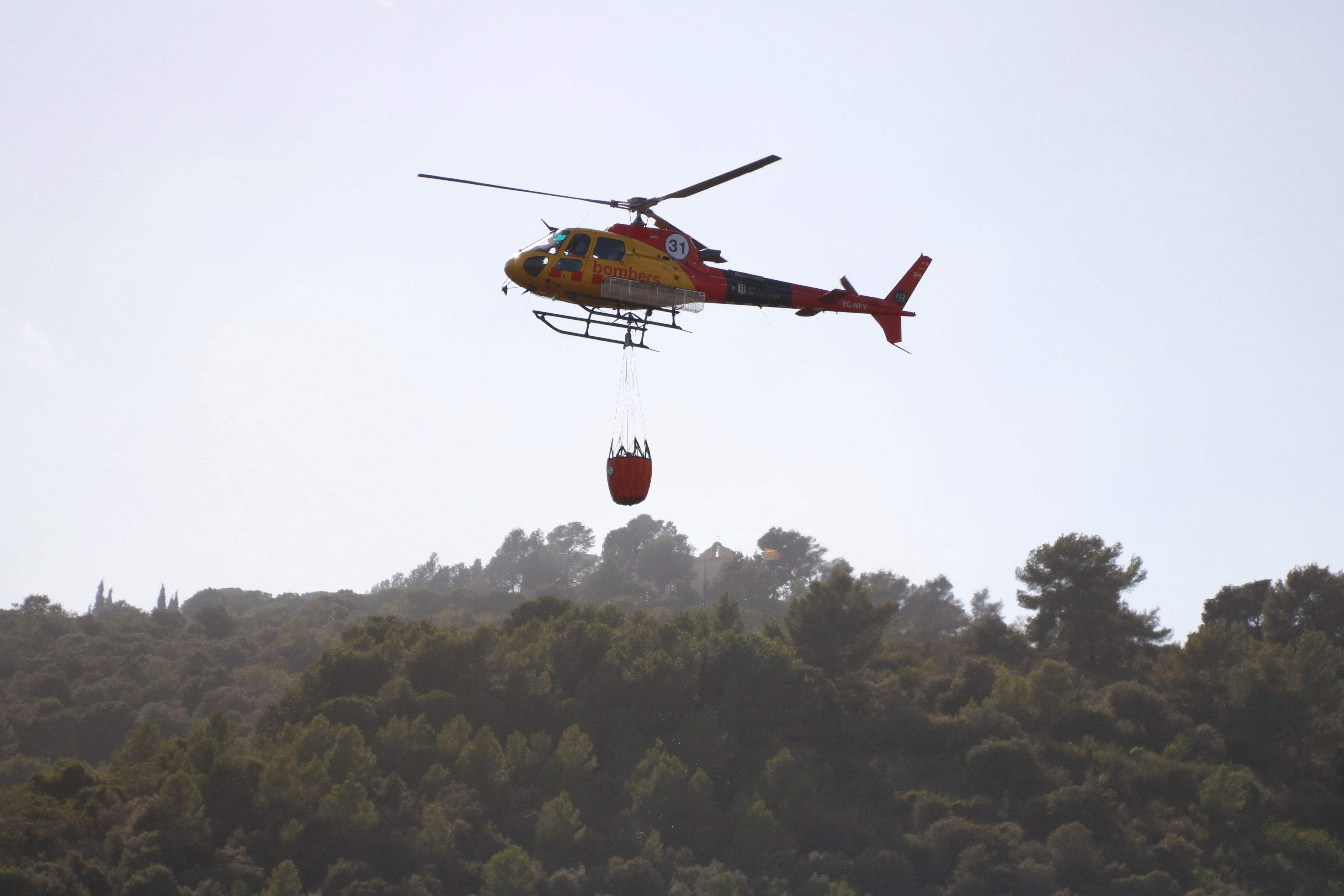 Una setantena de municipis de Catalunya es troben en risc molt alt o extrem d’incendi forestal