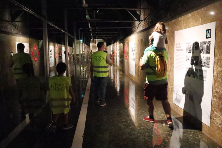 L’estació fantasma de metro de Gaudí es descobreix davant els primers visitants: “La història s’ha de donar a conèixer”