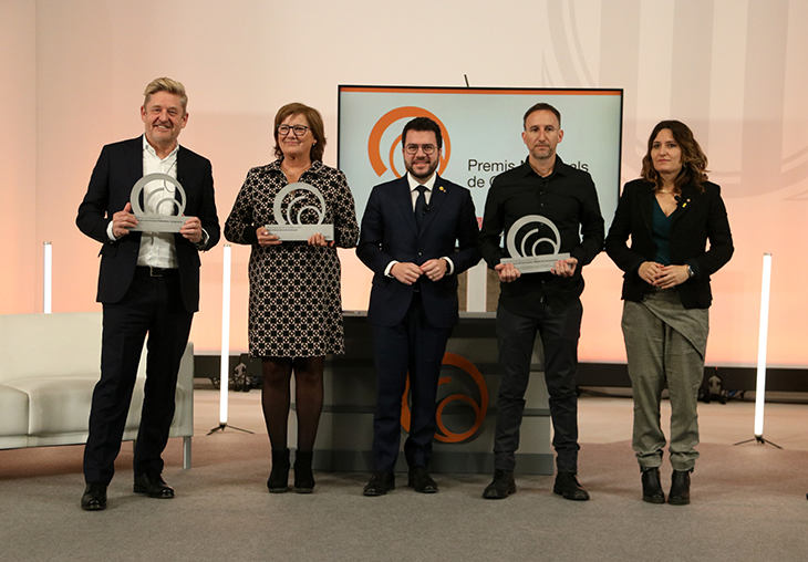 Olga Viza, Manel Alías i Cupra recullen els Premis Nacionals de Comunicació 2022