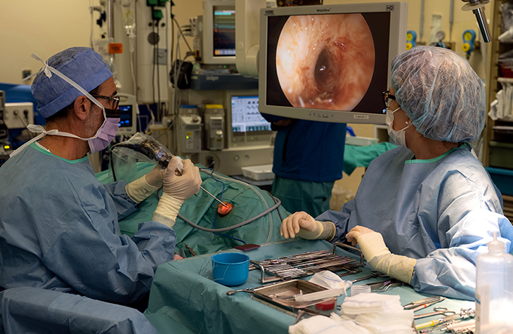 El Clínic, primer hospital d’Espanya a extirpar tumors de l’oïda mitjana a través de cirurgia endoscòpica