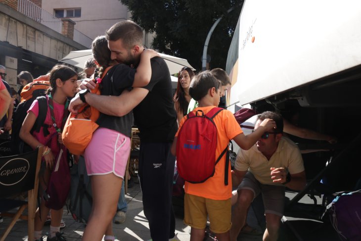 Emoció, nervis i alguna llàgrima entre els participants de les primeres colònies Pere Tarrés d'aquest estiu