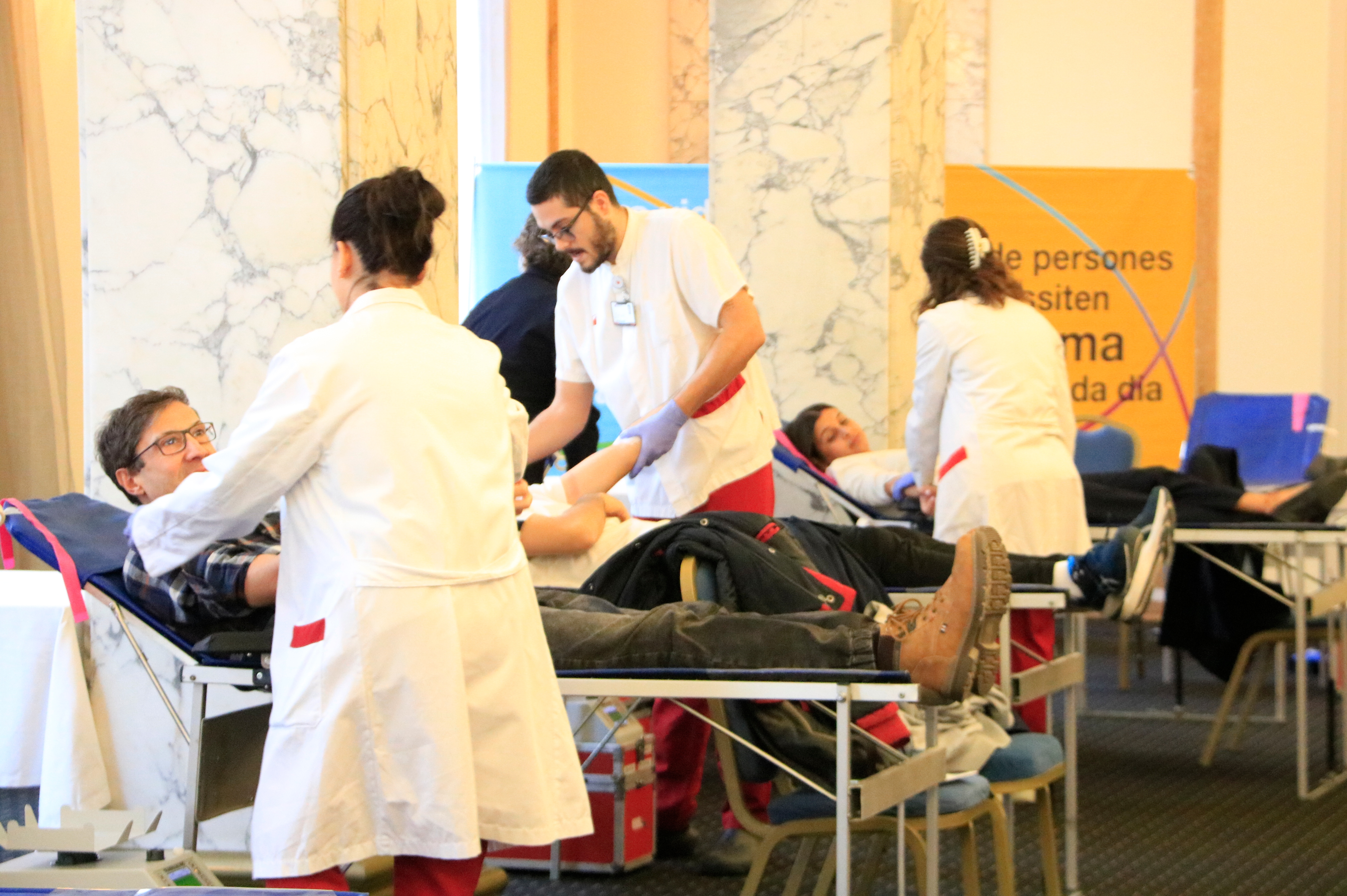 La primera jornada de la Marató de Donants de Sang recull 1.203 donacions
