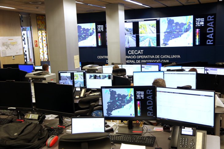 Protecció Civil demana "molta prudència" per la intensificació de les tempestes a tot el país