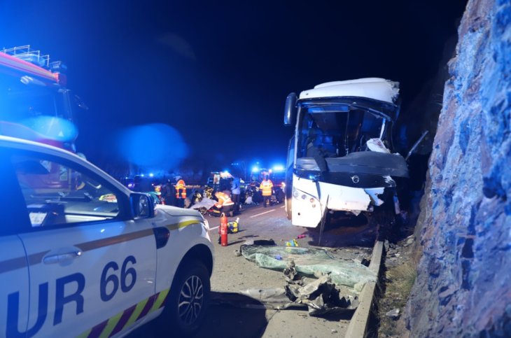 Almenys dos morts en l'accident d'un autobús a l'Alta Cerdanya provinent de l'Hospitalet de Llobregat