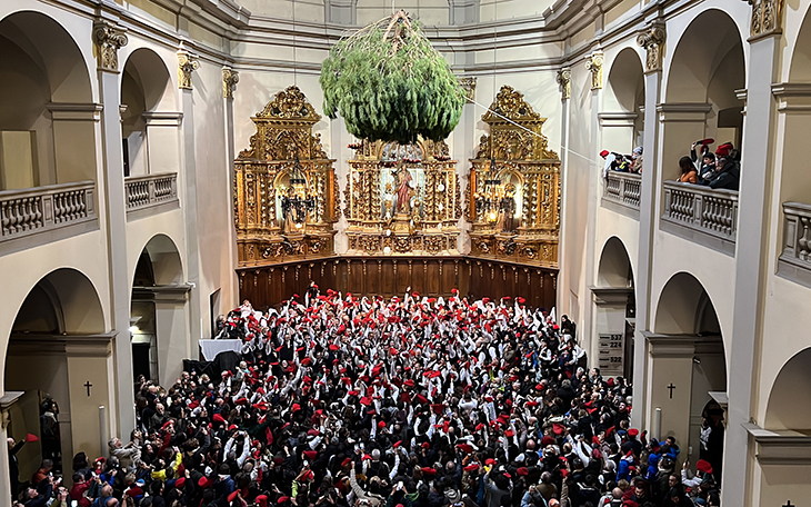 Centelles celebra una multitudinària Festa del Pi amb més de 300 galejadors