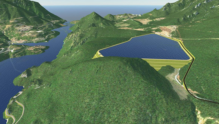 Projecten construir una central hidroelèctrica i un nou embassament que capti aigua del pantà de la Baells