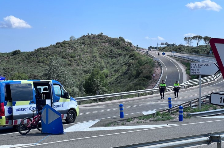 Detinguda una conductora implicada en un accident amb tres morts a Castellfollit del Boix a finals de juny