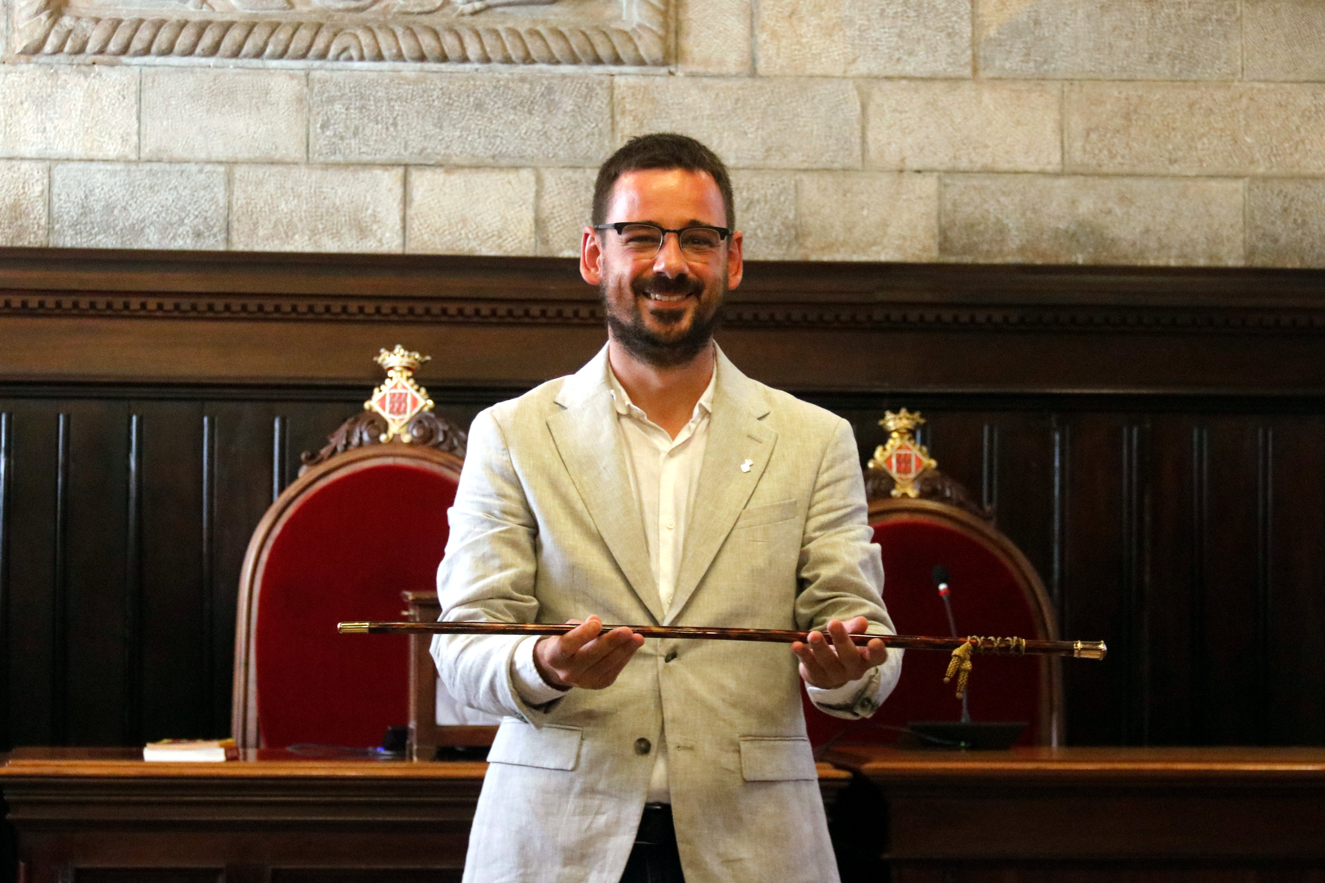 Lluc Salellas, nou alcalde de Girona: "Hi haurà qui voldrà vendre que és un govern de part, però serà fort i de canvi"