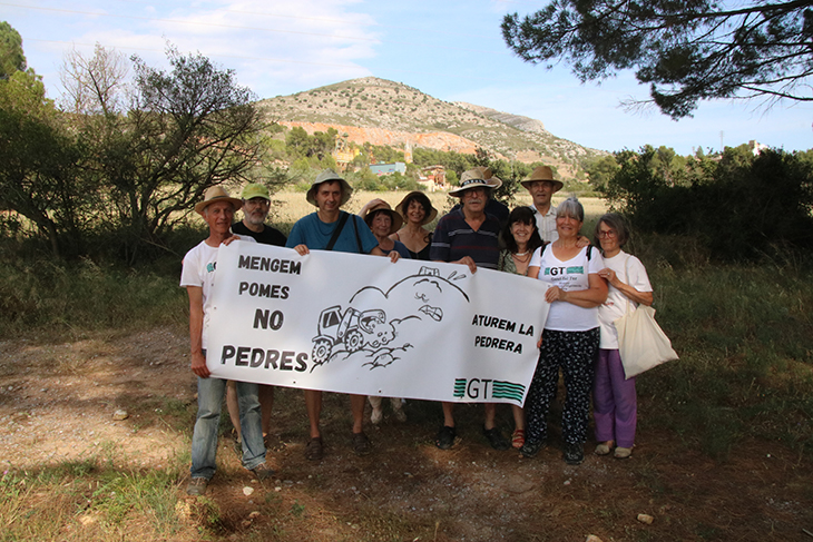 L'entitat ecologista Gent del Ter denuncia la reobertura "sense permisos" de la pedrera d'Ullà