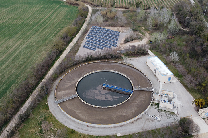 planta solar fotovoltaica a la depuradora de Castelló d'Empúries