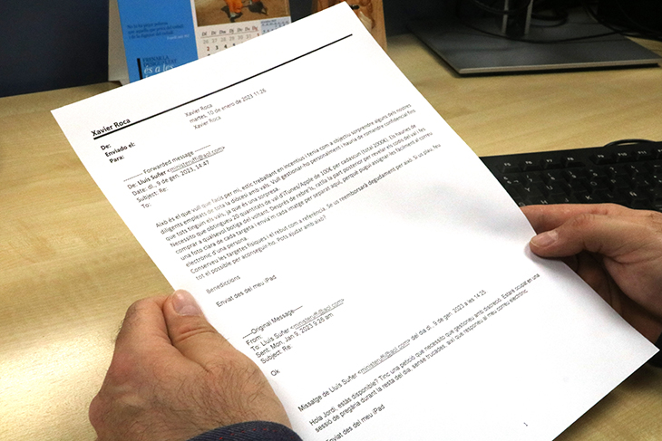 El Bisbat de Girona pateix un atac informàtic amb correus suplantant la identitat de l'administrador diocesà