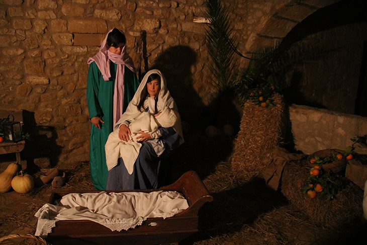 Vilavenut celebra la 35a edició del pessebre vivent amb dues Mares de Déu i sense representació de Sant Josep