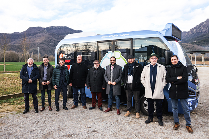 El transport a demanda de la Garrotxa tindrà el primer bus 100% elèctric de Catalunya destinat a aquest servei