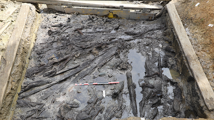 Les excavacions a la Draga de Banyoles descobreixen nous elements de fusta de les construccions neolítiques