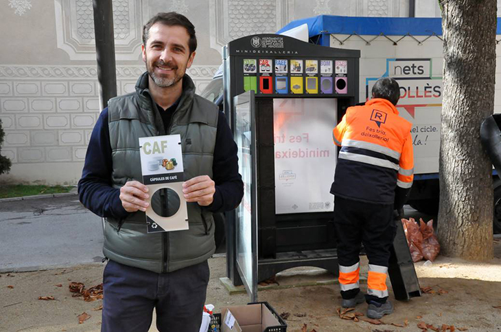 El Consell Comarcal del Ripollès adapta les minideixalleries per poder-hi llençar càpsules de cafè i reciclar-les