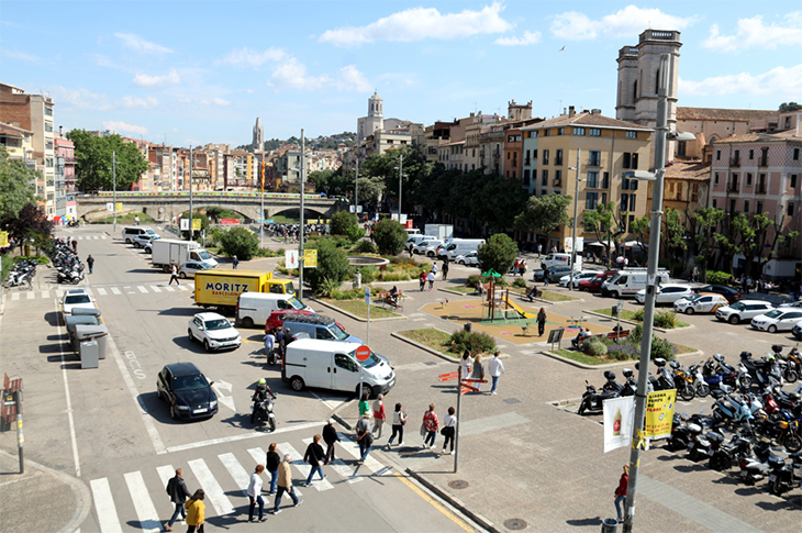 Girona instal·larà tretze punts amb càmeres per recollir dades durant la implantació de la zona de baixes emissions
