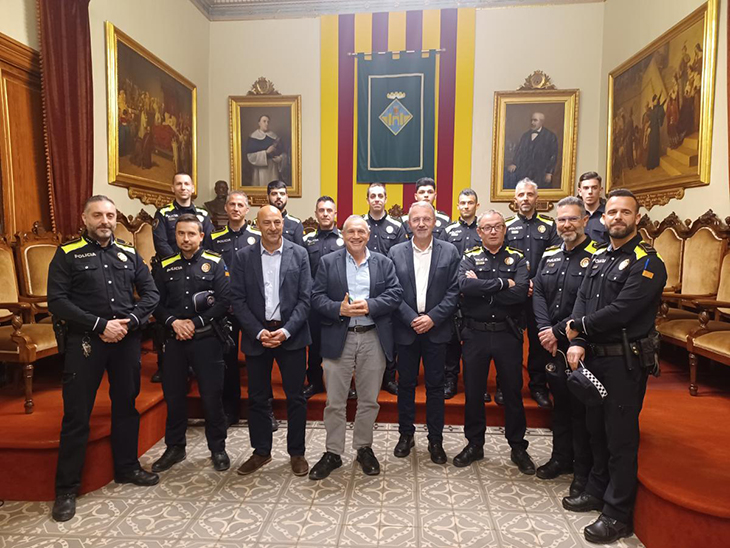 La Policia Local de Vilafranca incorpora 8 nous agents, incrementant un 12% la plantilla