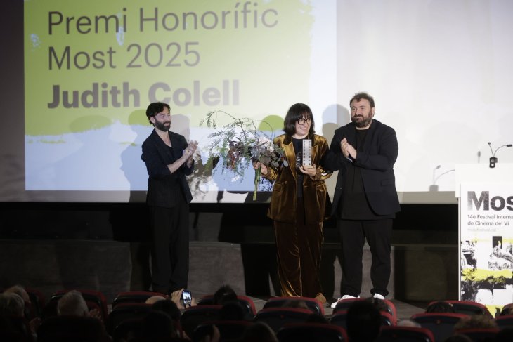 Judith Colell rep el Premi Honorífic del Most en el tret de sortida del festival