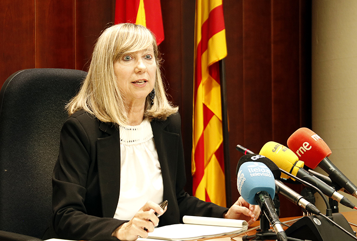 La presidenta de l'Audiència de Lleida