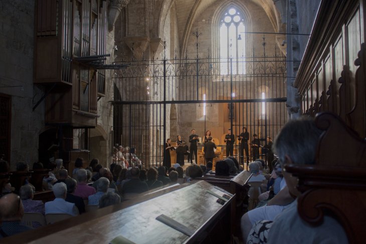 Èxit de la desena edició de la Pedra Parla amb la reestrena d'una obra del segle XVIII per a deu veus i trompeta barroca
