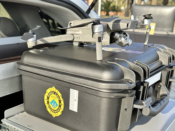 El dron de la Policia Local de Torredembarra detecta 13 punts de proliferació de mosquits al municipi