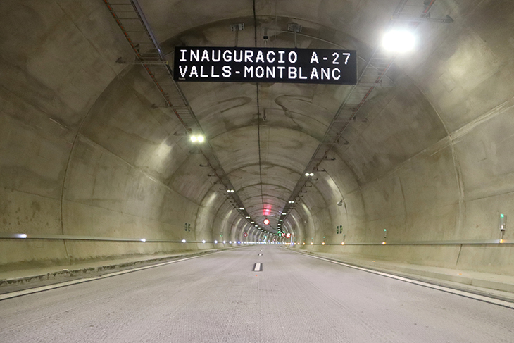 Inaugurat el túnel del coll de Lilla de l'A-27 que connecta el Camp de Tarragona amb la Conca de Barberà