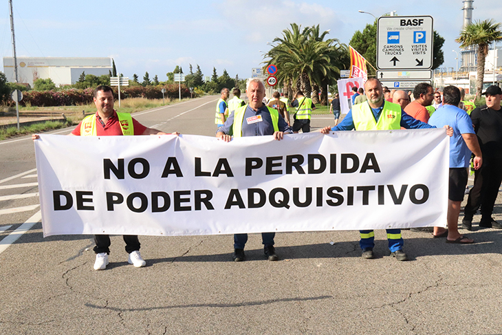 Els treballadors de BASF a Tarragona