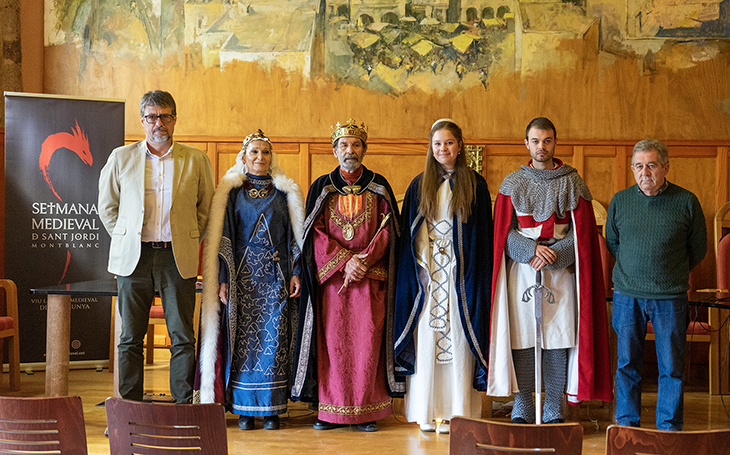 La Setmana Medieval de Montblanc renova la representació de la llegenda de Sant Jordi