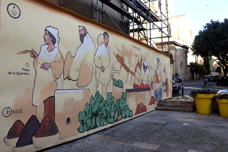Tarragona estrena tres nous murals urbans per seguir dignificant els espais degradats de la ciutat