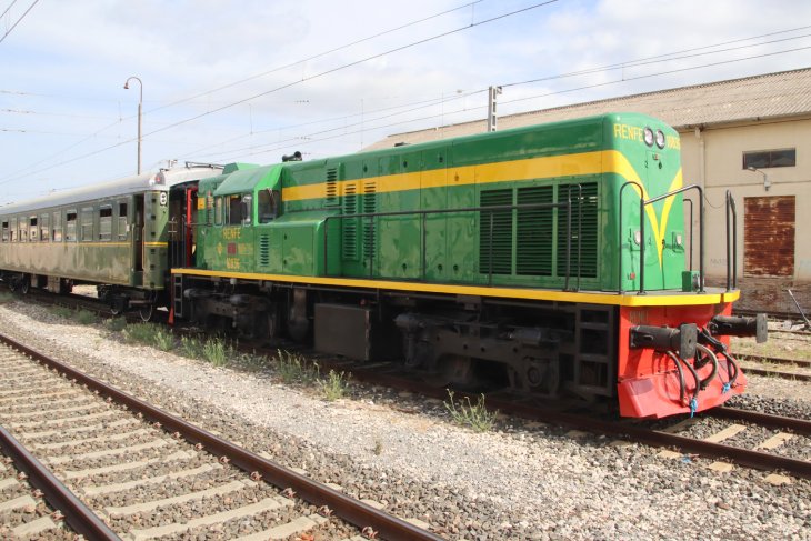 El Museu del Ferrocarril de Móra la Nova passeja la locomotora Yeyé
